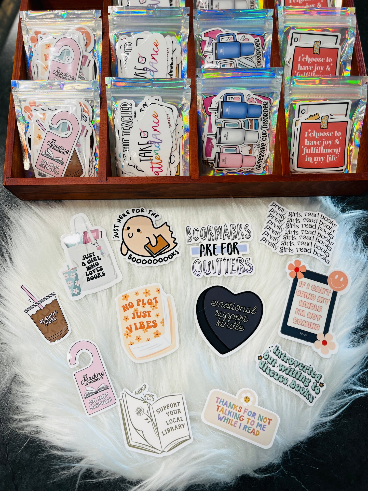 Book Lover Sticker Pack, 12 count