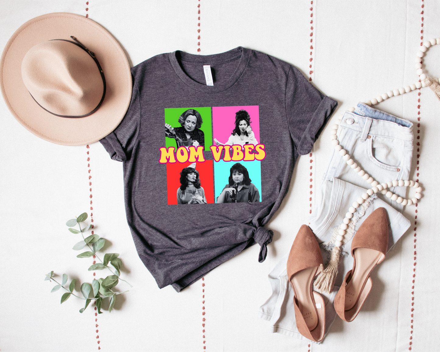 Mom Vibes, Short Sleeve T-Shirt