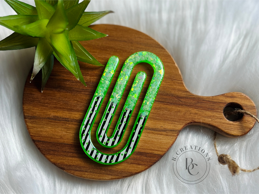 Beetle J Inspired Ombré Glitter/Glow Paperclip