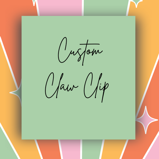 Custom Claw Clip 2 inch