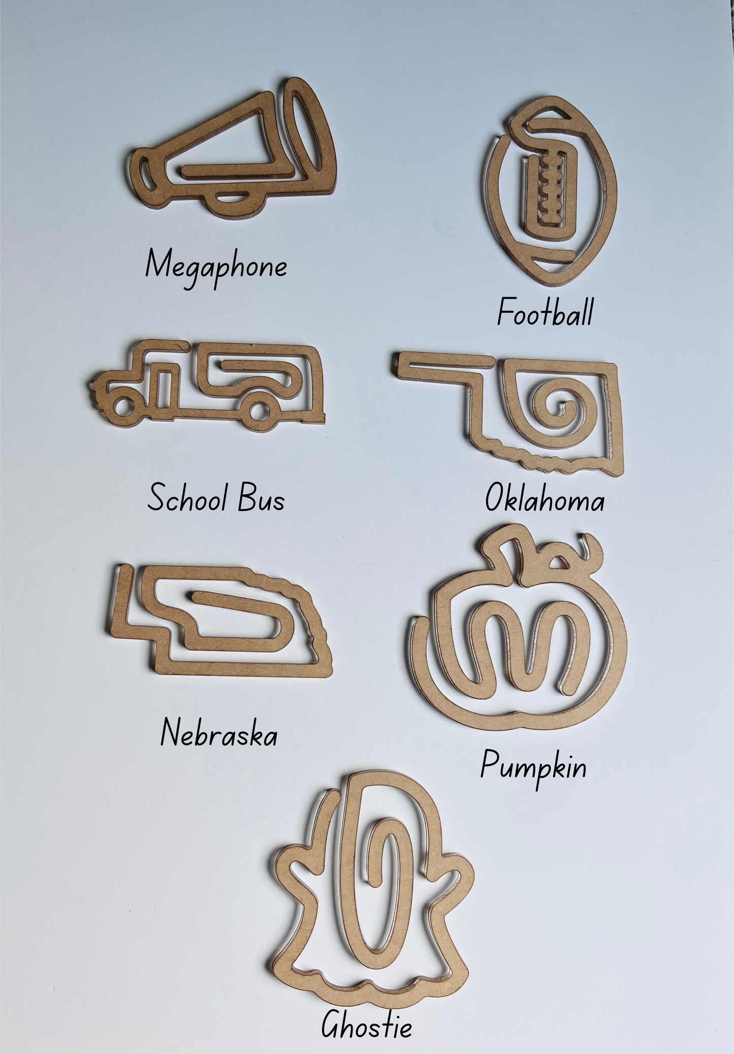 Custom Jumbo Shape Paperclips