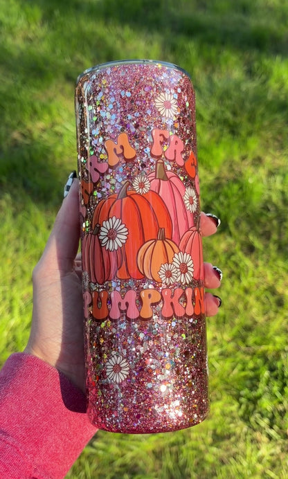 Farm Fresh Pumpkins, Fall, 20 oz Skinny Tumbler