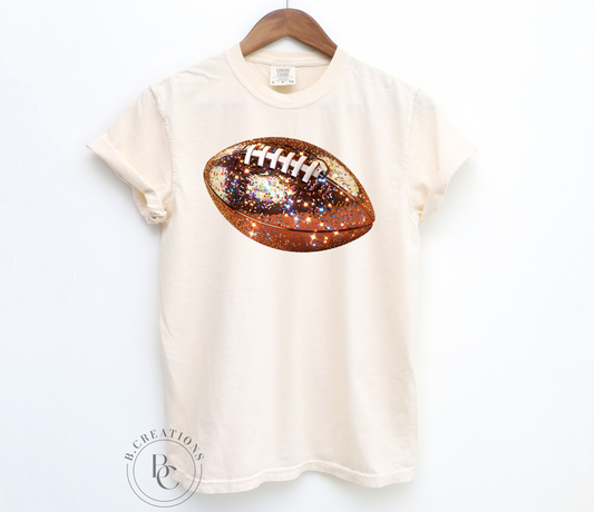 Glitter Football T-shirt