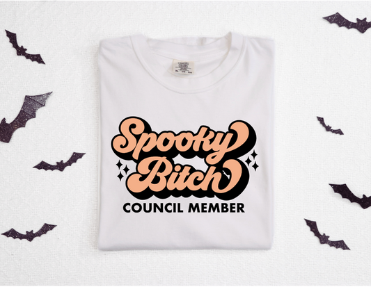 Spooky Bitch Council Member T-shirt
